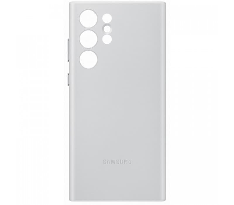 Galaxy S22 Ultra; Leather Cover; Light Gray "EF-VS908LJEGWW" — miniatură