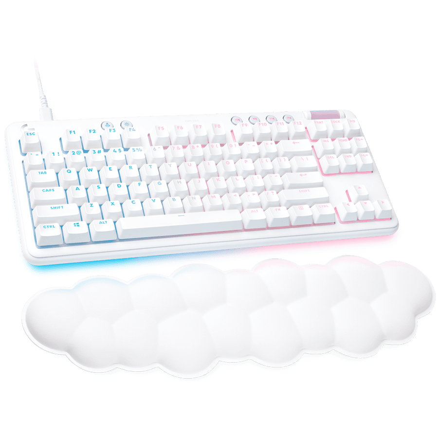 LOGITECH G713 Wireless Mechanical Gaming Keyboard - OFF WHITE - US INTL - LINEAR, "920-010678"