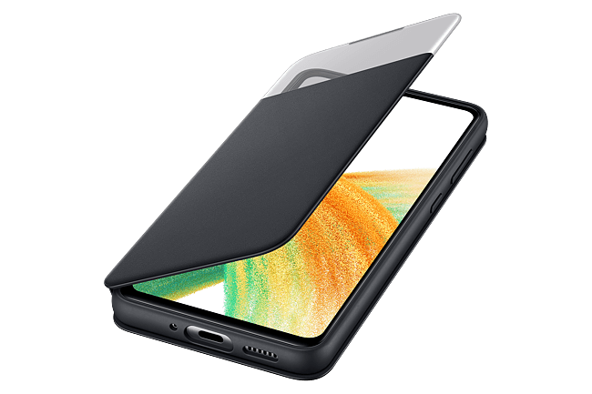 Galaxy A33 (5G); Smart S View Wallet Cover (EE); Black "EF-EA336PBEGEE" — miniatură