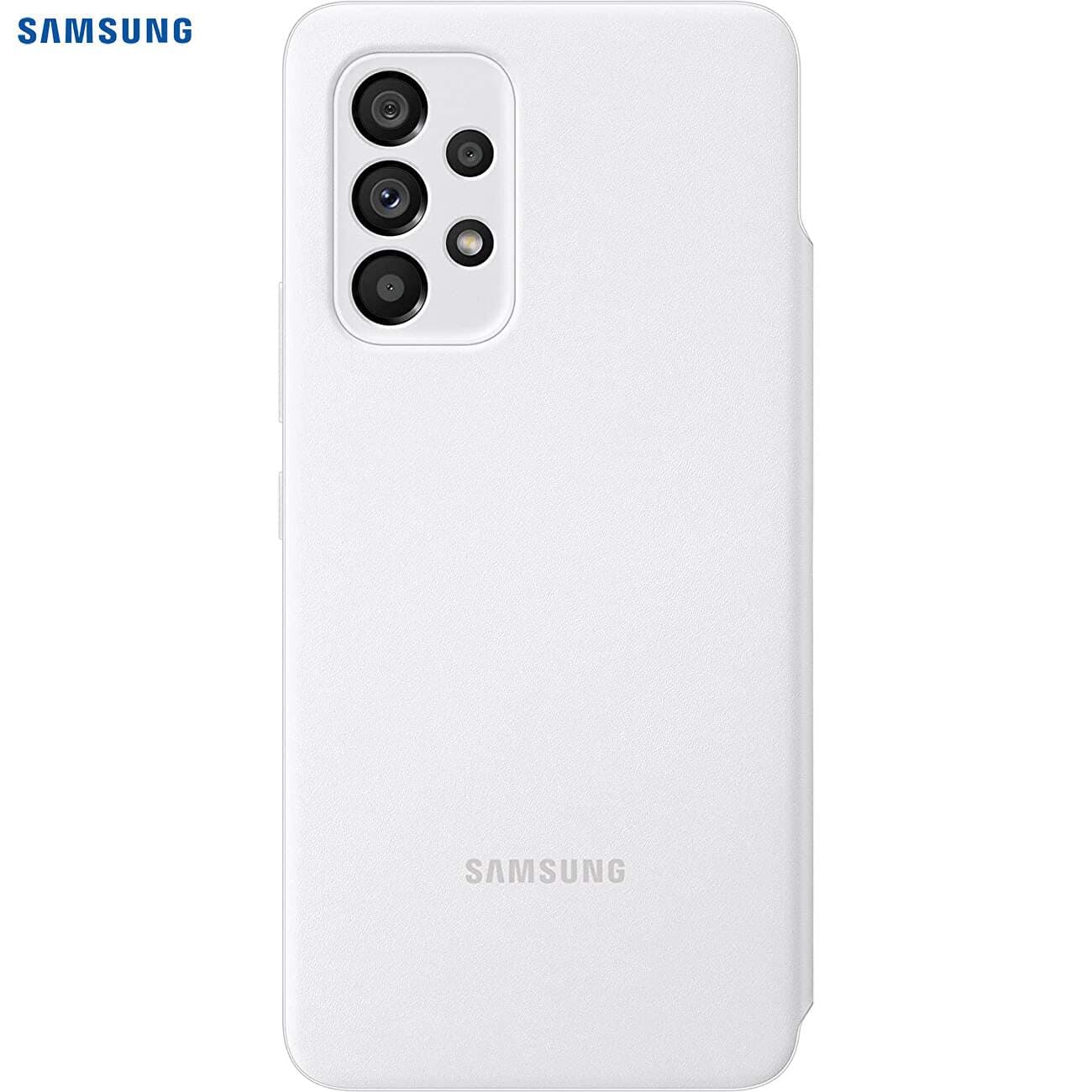 Galaxy A53 (5G); Smart S View Wallet Cover (EE); White "EF-EA536PWEGEE" — miniatură