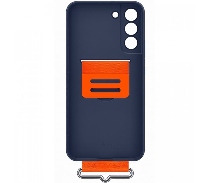 Galaxy S22 Plus; Silicone Cover with Strap; Navy "EF-GS906TNEGWW" — miniatură