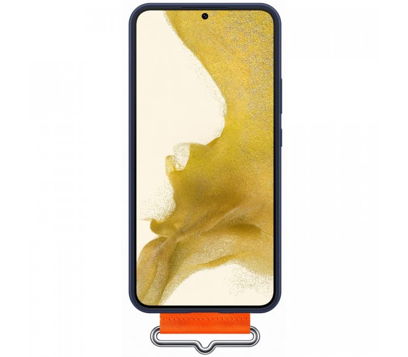 Galaxy S22 Plus; Silicone Cover with Strap; Navy "EF-GS906TNEGWW" — miniatură