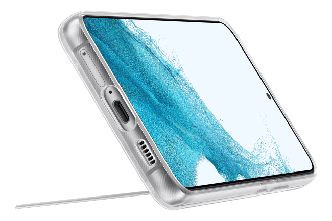 Galaxy S22 Plus; Clear Standing Cover; Transparent "EF-JS906CTEGWW" — miniatură