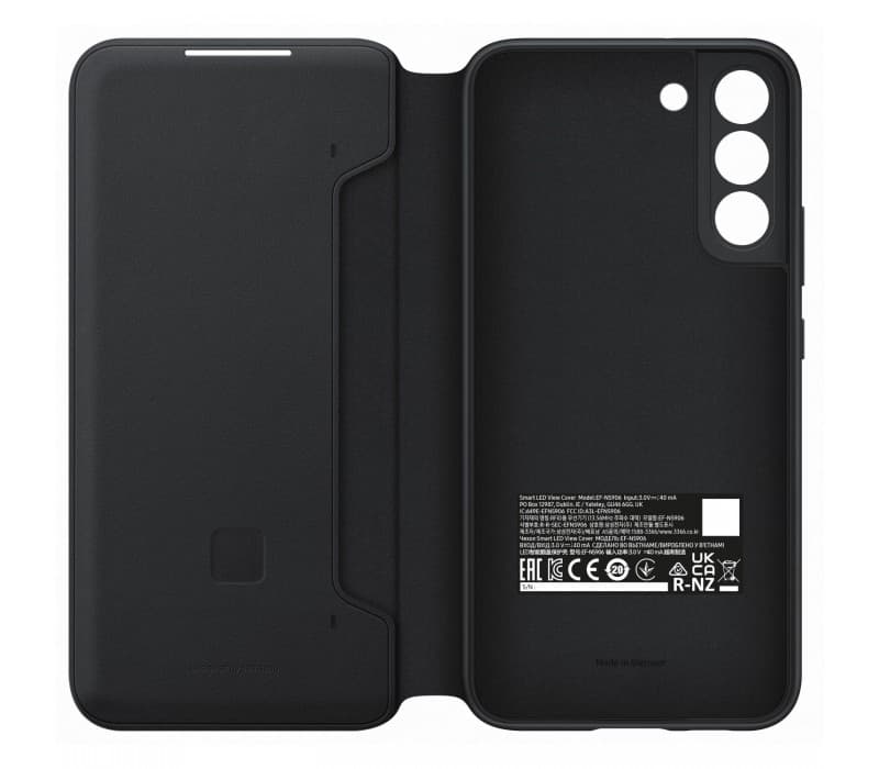 Galaxy S22 Plus; Smart LED View Cover; Black "EF-NS906PBEGEE" — miniatură