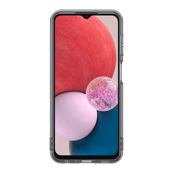 Galaxy A13; Soft Clear Cover; Black "EF-QA135TBEGWW" — miniatură