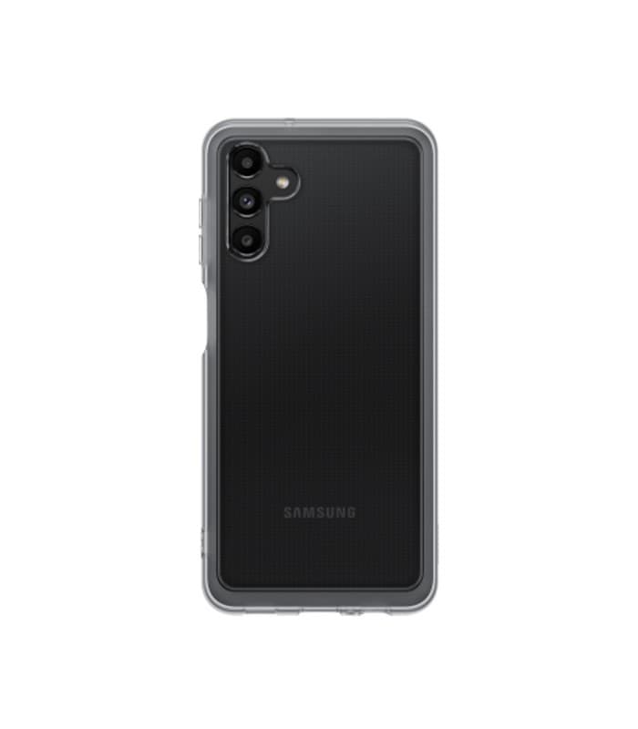 Galaxy A13 (5G); Soft Clear Cover; Black "EF-QA136TBEGWW" — miniatură