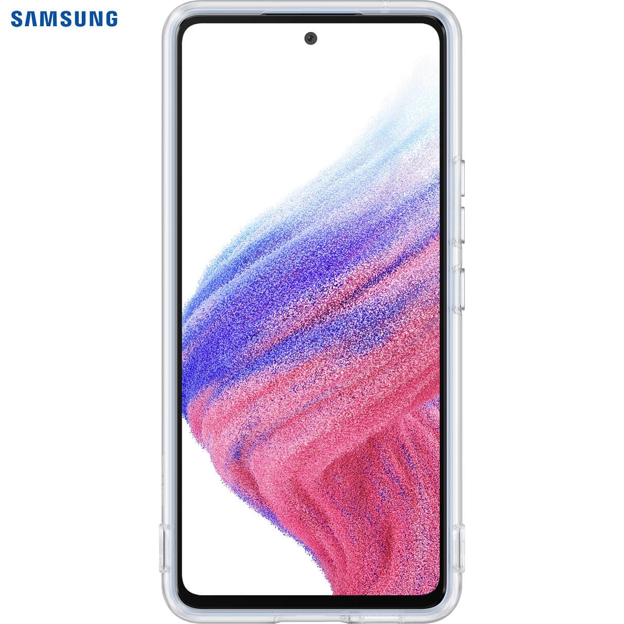 Galaxy A53 (5G); Soft Clear Cover; Transparent "EF-QA536TTEGWW" — miniatură