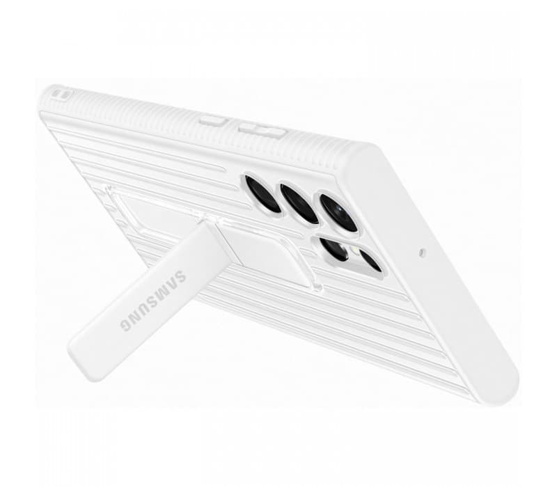 Galaxy S22 Ultra; Protective Standing Cover; White "EF-RS908CWEGWW" — miniatură