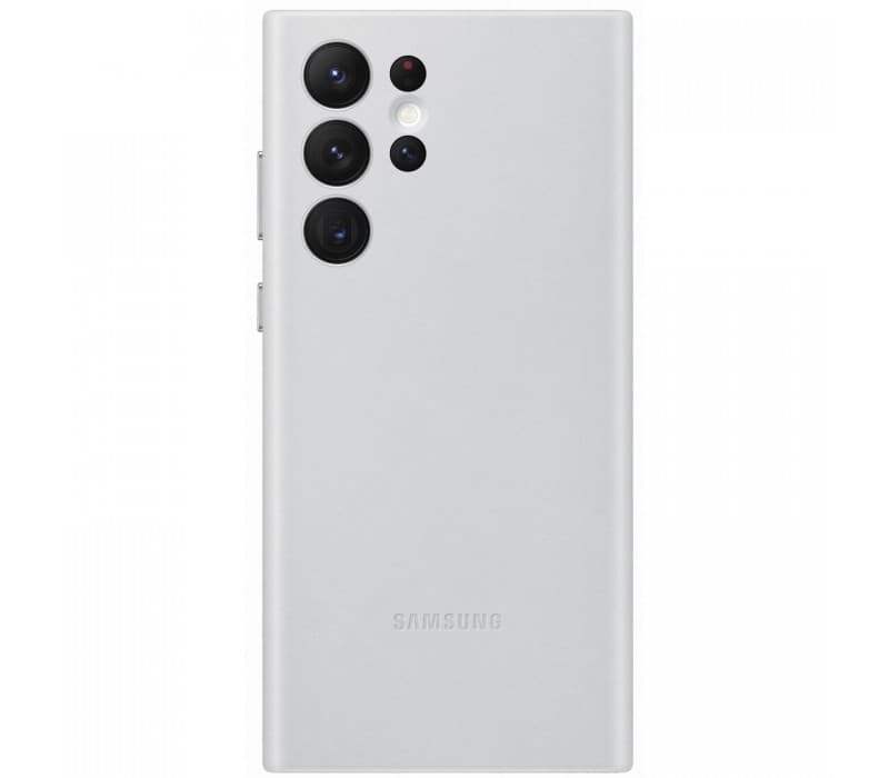 Galaxy S22 Ultra; Leather Cover; Light Gray "EF-VS908LJEGWW"