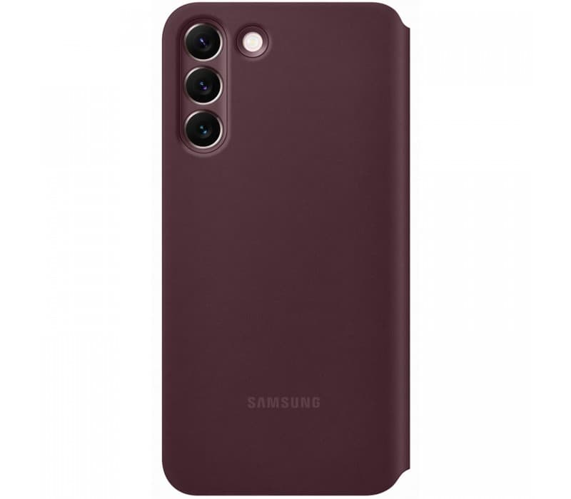 Galaxy S22 Plus; Smart Clear View Cover; Burgandy "EF-ZS906CEEGEE" — miniatură