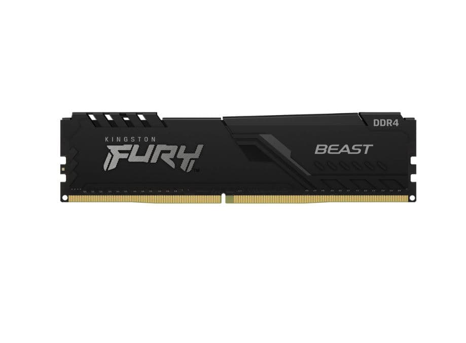 Memorie DDR Kingston - gaming "FURY Beast" DDR4 32GB frecventa 3733 MHz, 16GB x 2 module, radiator, latenta CL9, "KF437C19BB1K2/32" — miniatură
