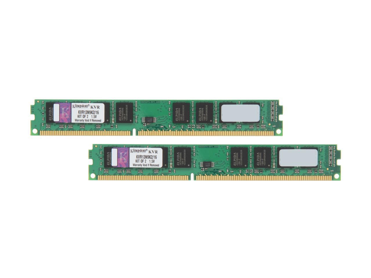 Memorie DDR Kingston "HyperX" DDR3 16GB frecventa 1333 MHz, 8GB x 2 module, latenta CL9, "KVR13N9K2/16"