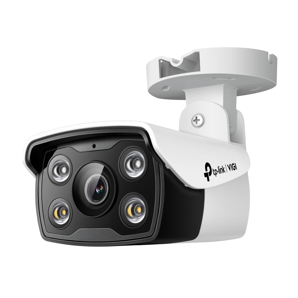 CAMERA IP TP-LINK VIGI, bullet, pt. interior, dist. IR 30 m, tip lentila fixa 4 mm, 4 Mpx, 1 x RJ45 10/100M, carcasa plastic, POE, "VIGI C340"