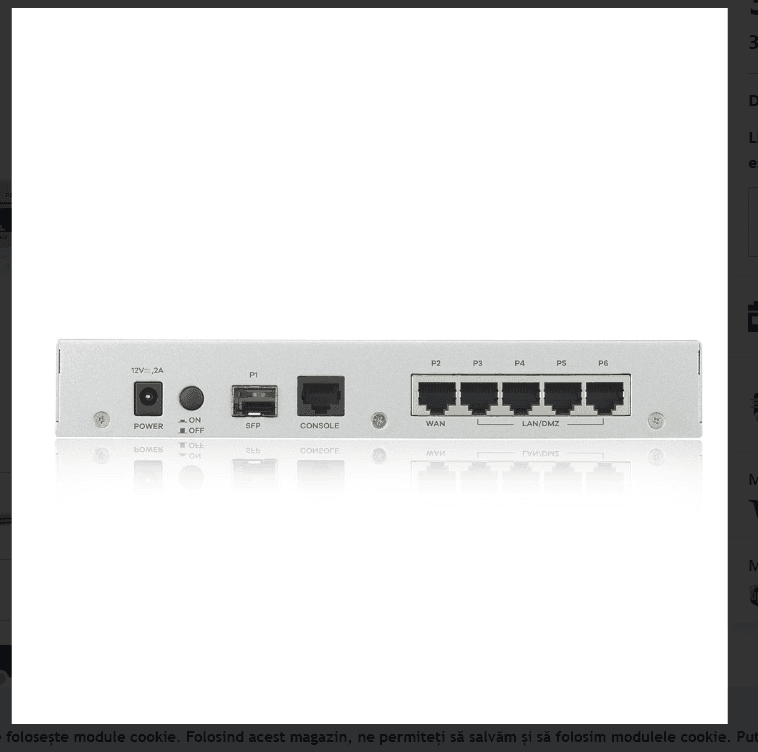 ZYXEL ATP100 V2 FIREWALL 1000MBIT, "ATP100-EU0112F" — miniatură