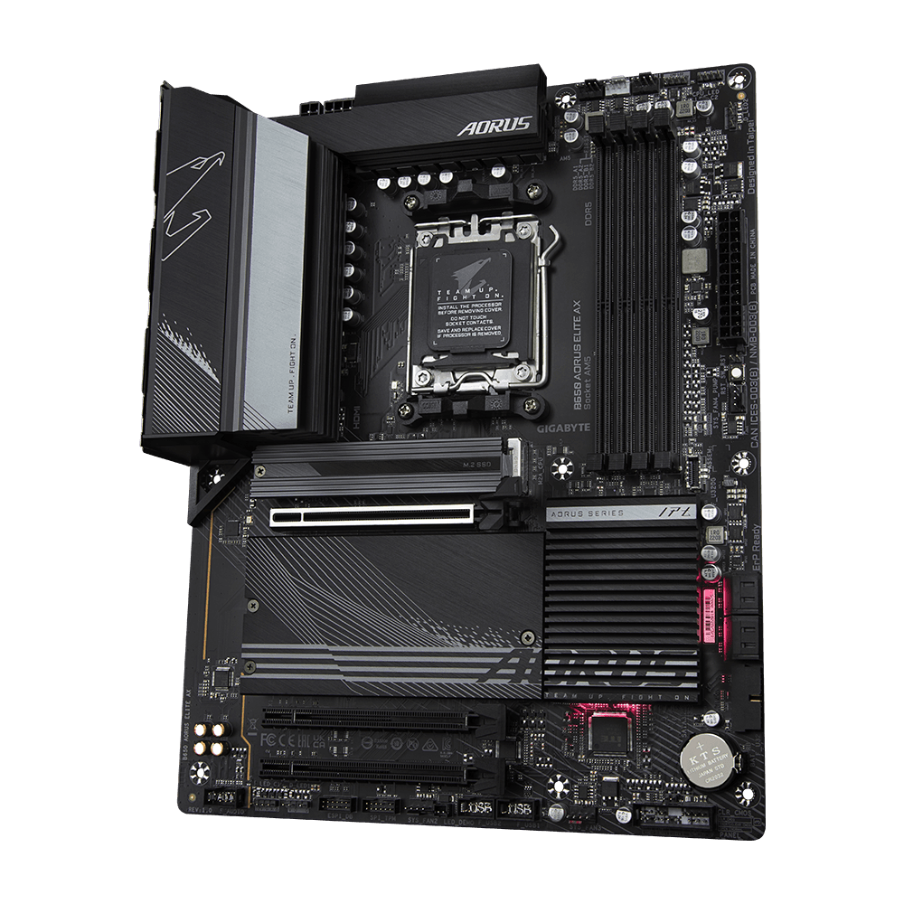 Placa de baza GIGABYTE B650 AORUS ELITE AX, "B650 AORUS ELITE AX" — miniatură