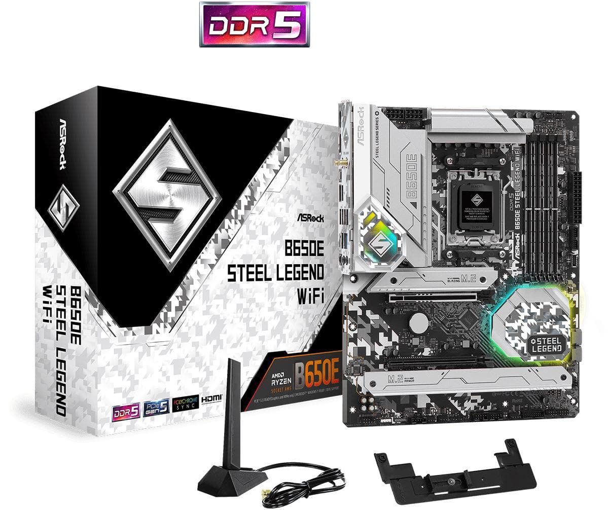 MB AMD B650E Steel Legend WiFi AM5, "B650E LEGEND WIFI"