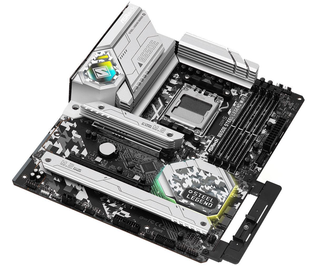 MB AMD B650E Steel Legend WiFi AM5, "B650E LEGEND WIFI" — miniatură