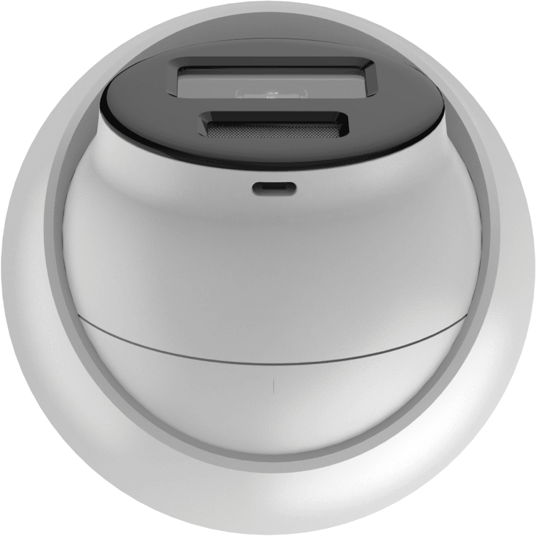 CAMERA MINI DOME IP 2MP 2.8MM 30M MIC, "DS-2CD1327G0-L"