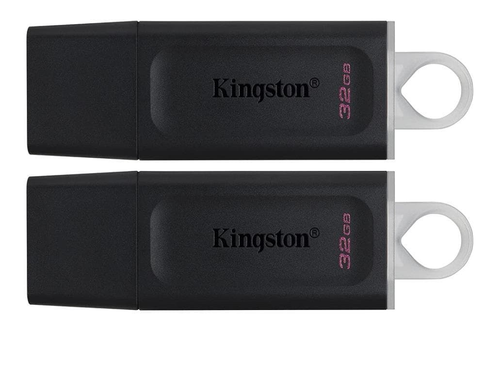 32GB USB3.2 Gen 1 DataTraveler Exodia (Black + White) - 2 Pieces, "DTX/32GB-2P"