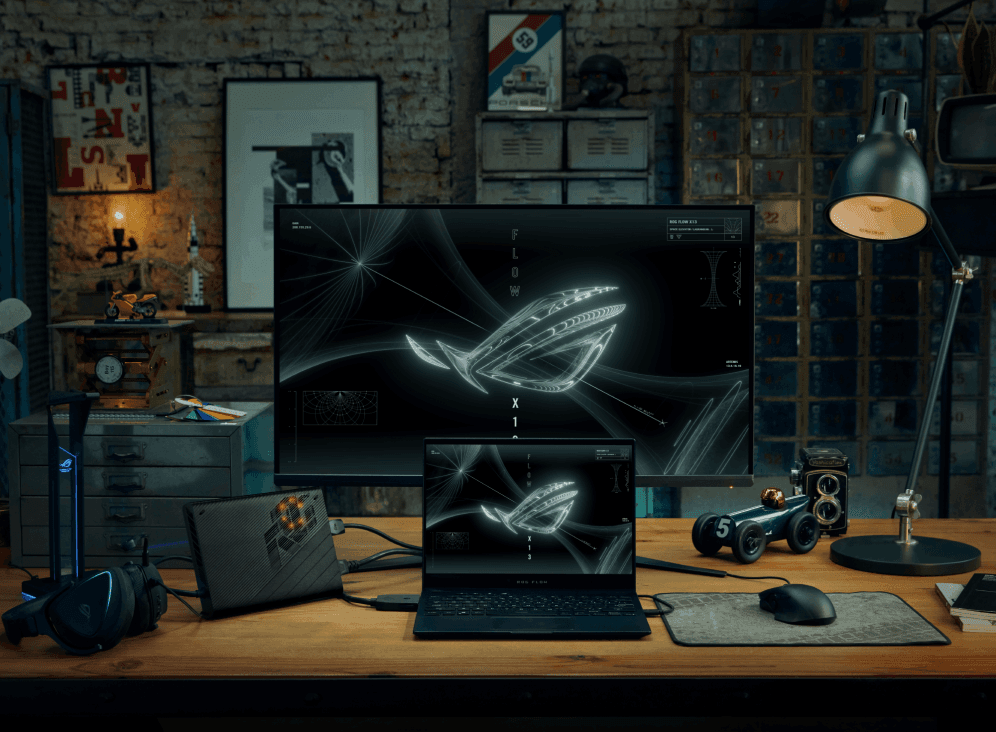 NB Asus 13.4 inch UHD+ 3840 x 2400 WQUXGA AMD Ryzen 7 6800HS 4.7 GHz Touch Screen|16 GB SSD 512 GB RTX 3050 - 4GB Wireless BT|1xHDMI|1.3 kg WIN 11 Home Black, "GV301RC-LI053W" ( — miniatură