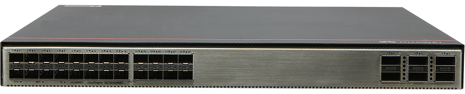 HUAWEI S6730-H24X6C 24P SFP+S67XX+MA600W, "HU02352FSG-005AS" — miniatură