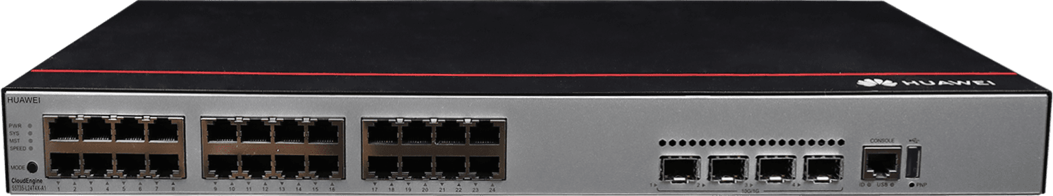 HUAWEI S5735-L24T4X-A1 24PGB+S57XX-L SER, "HU98011302AS" — miniatură