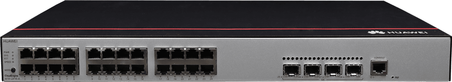 HUAWEI S5735-L24T4S-A1 24PGB+S57XX-L SER, "HU98011306AS" — miniatură