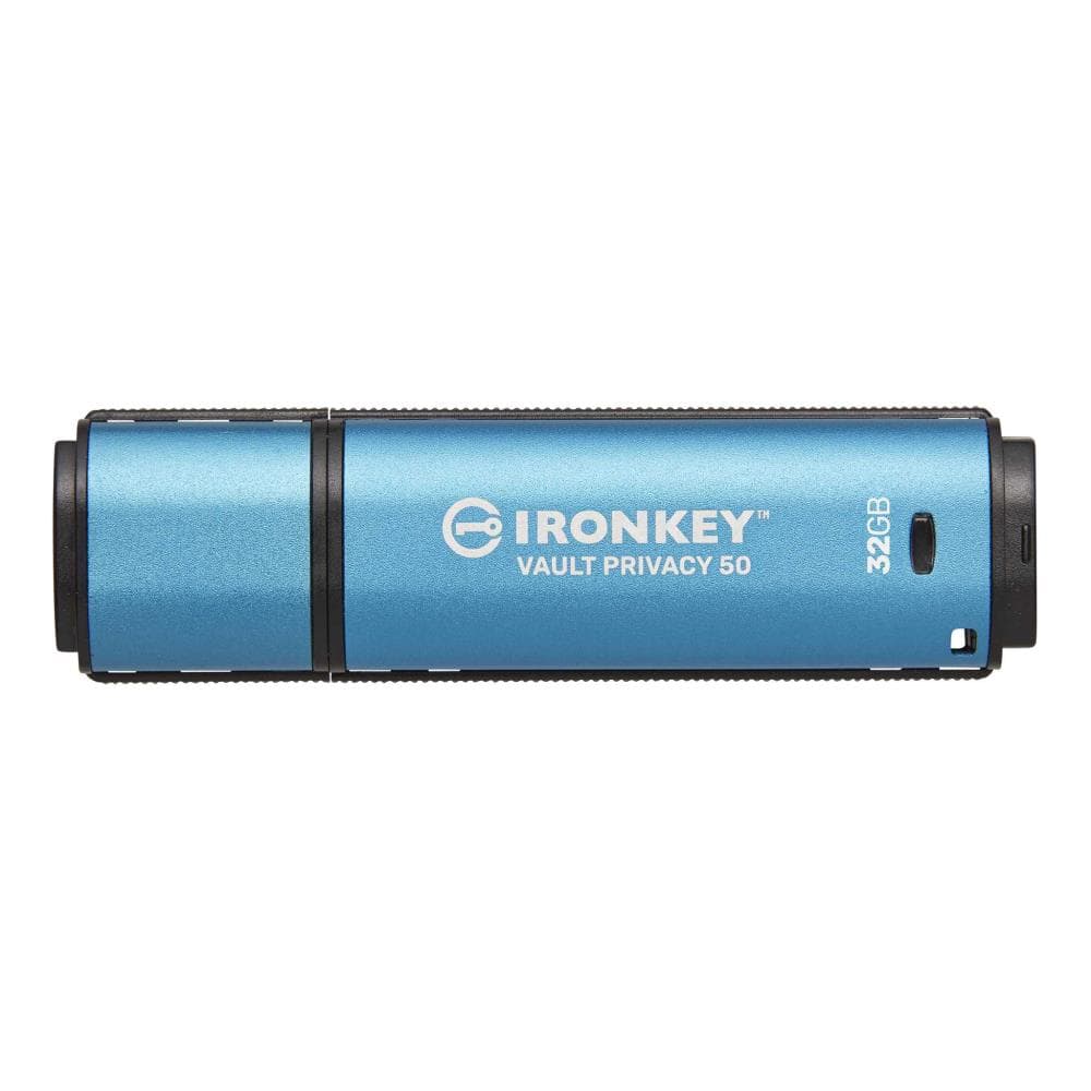 32GB IronKey Vault Privacy 50 AES-256 Encrypted, FIPS 197, "IKVP50/32GB"