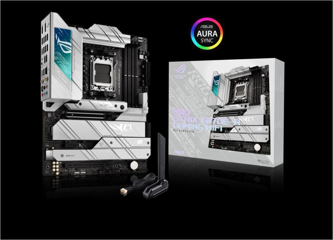 MB ASUS ROG STRIX X670E-A GAMING WIF AM5, "RS X670E-A WIFI" — miniatură