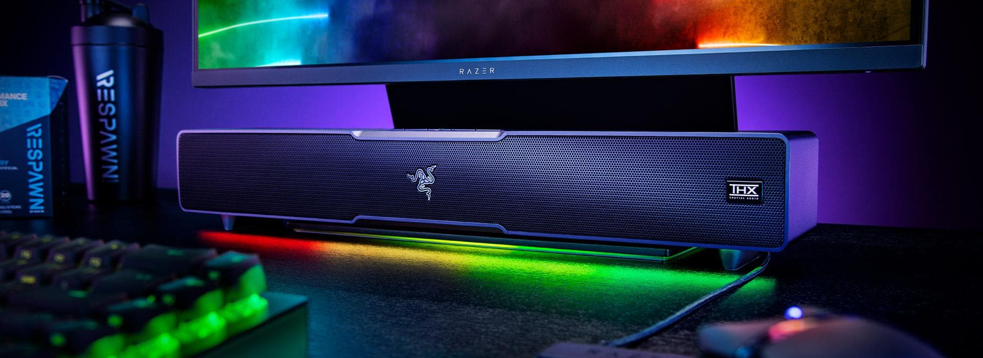 Razer Leviathan V2 Soundbar + Subwoofer, "RZ05-03920100-R3G1" — miniatură