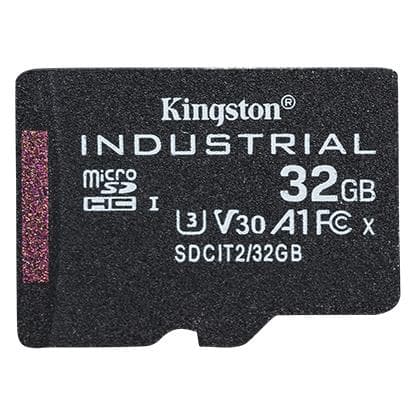 32GB microSDHC Industrial C10 A1 pSLC Card Single Pack w/o Adapter, "SDCIT2/32GBSP"