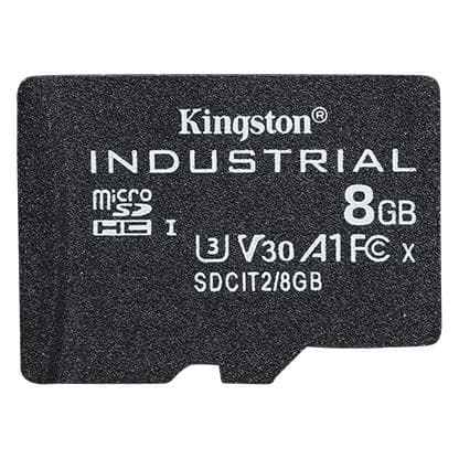 8GB microSDHC Industrial C10 A1 pSLC Card Single Pack w/o Adapter, "SDCIT2/8GBSP"