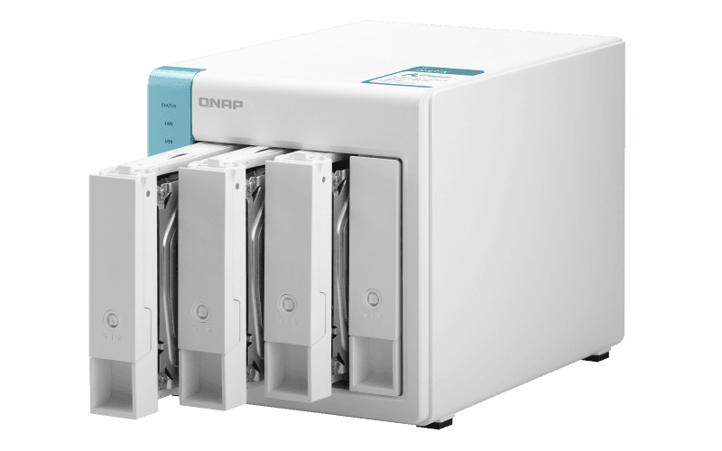 NAS QNAP 431K 4BAY 1.7GHZ TIADV 1PC 1YR, "TS-431K-A" — miniatură
