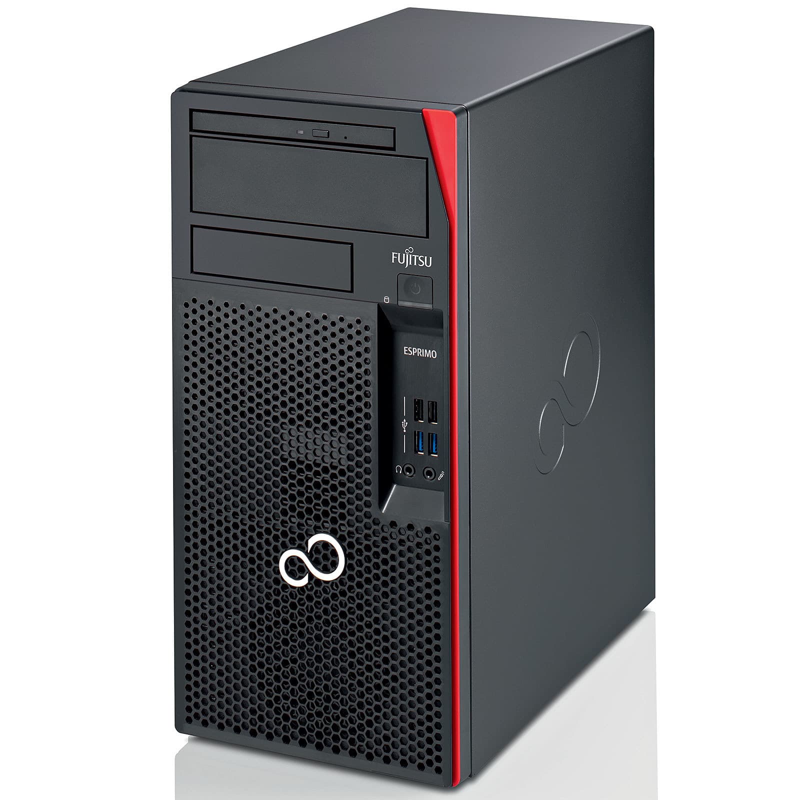 Fujitsu ESPRIMO P558 E94+, Intel Core i7-9700, 16GB DDR4-2666, DVDRW, SSD 512GB M.2, Card Reader, no keyboard, Windows 10 Pro 64bit, 1Yr, "VFY:P0558P471SIN"