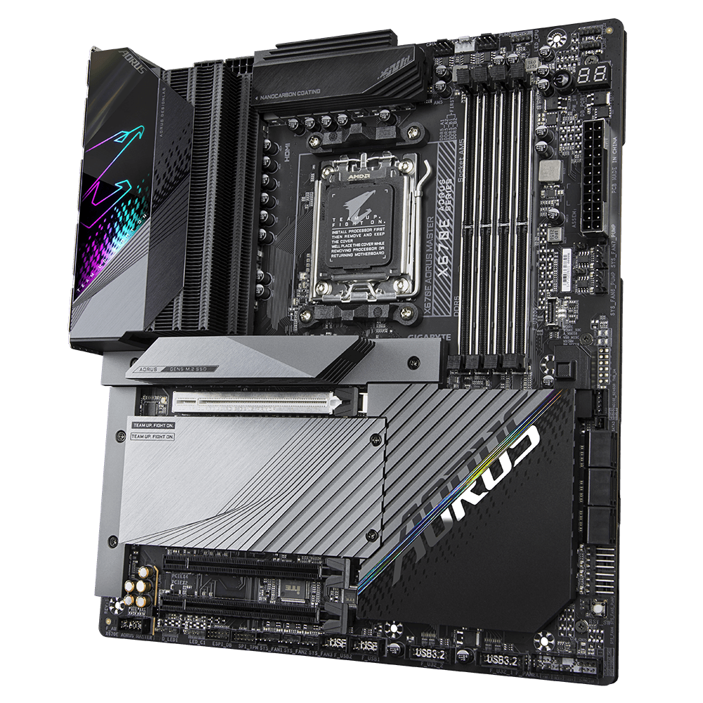 Placa de baza GIGABYTE X670E AORUS MASTER "X670E AORUS MASTER" — miniatură