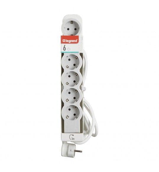Bloc Multipriza Mobil Standard 6x2P+T 3m, "000000000000694565"