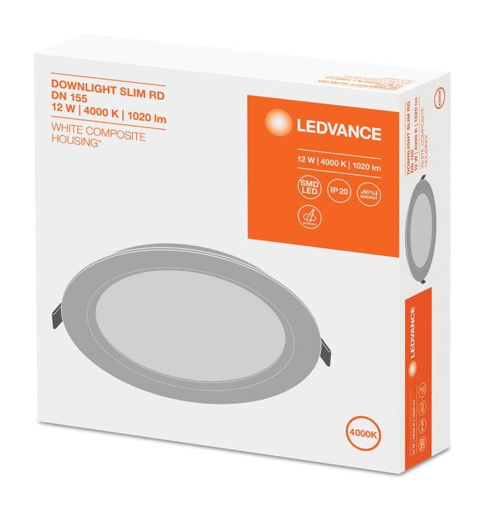 Downlight, LED, 12 W, 240 VAC, Cool Whit, "000004058075079052"