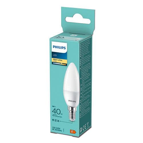 LED 40W B35 E14 WW FR ND 1PF/6 DISC, "000008719514312524" — miniatură