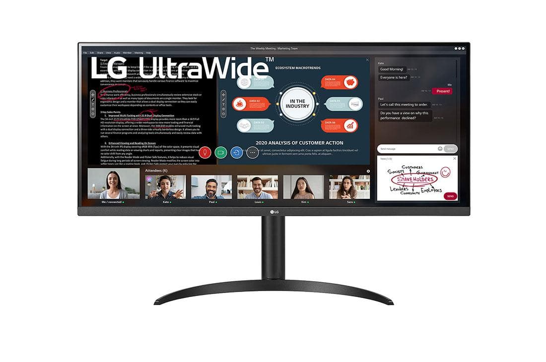 MONITOR 34" LG 34WP550-B, "34WP550-B.BEU"