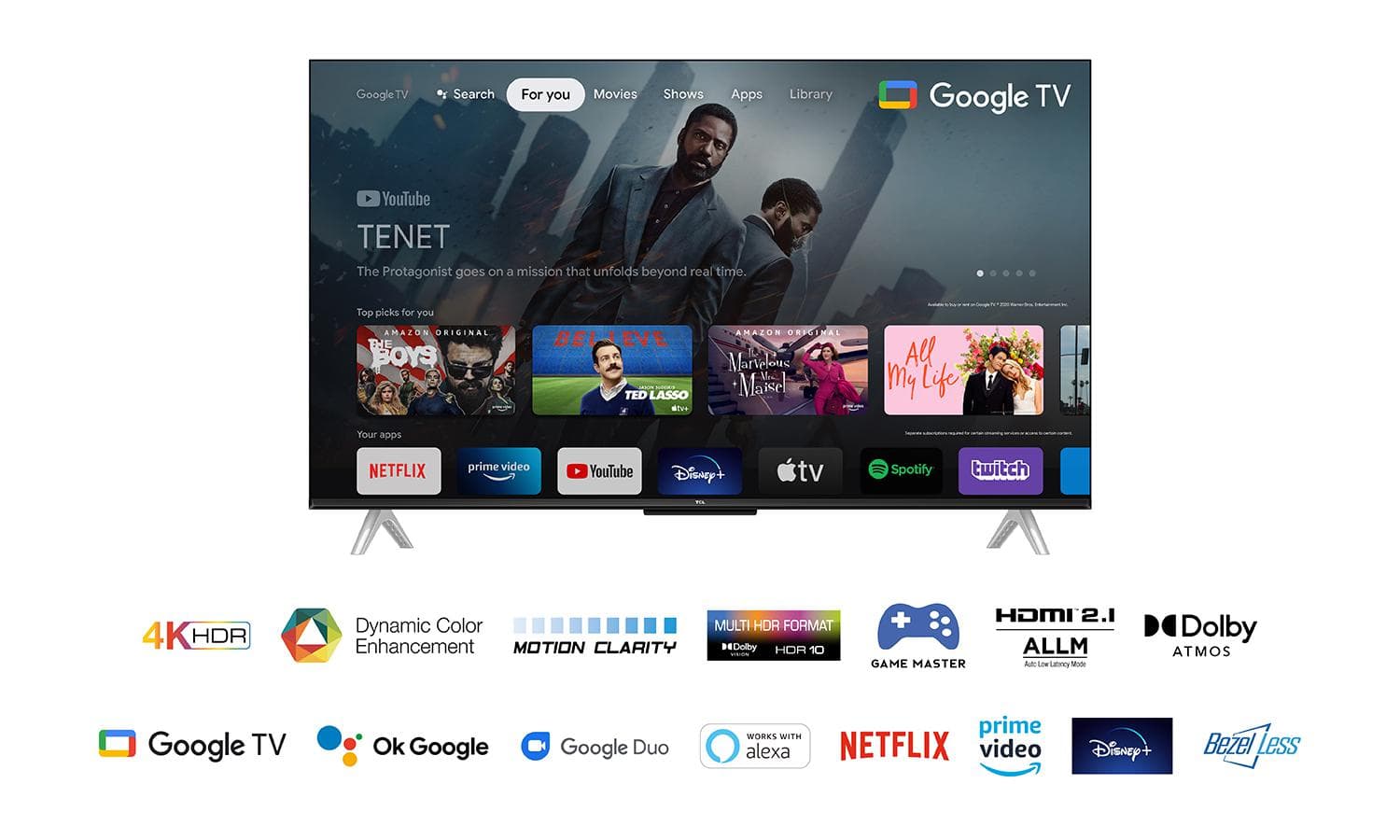 Smart TV TCL 43P638 (2022) 43"-108CM L, "43P638" — miniatură