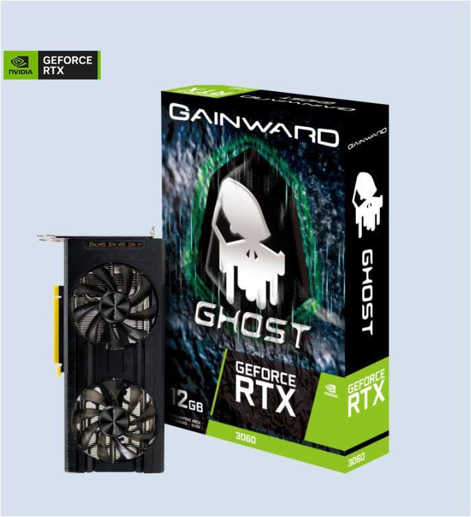 Placa video Gainward GeForce RTX 3060 Ghost "NE63060019K9-190AU" "471056224-2430"