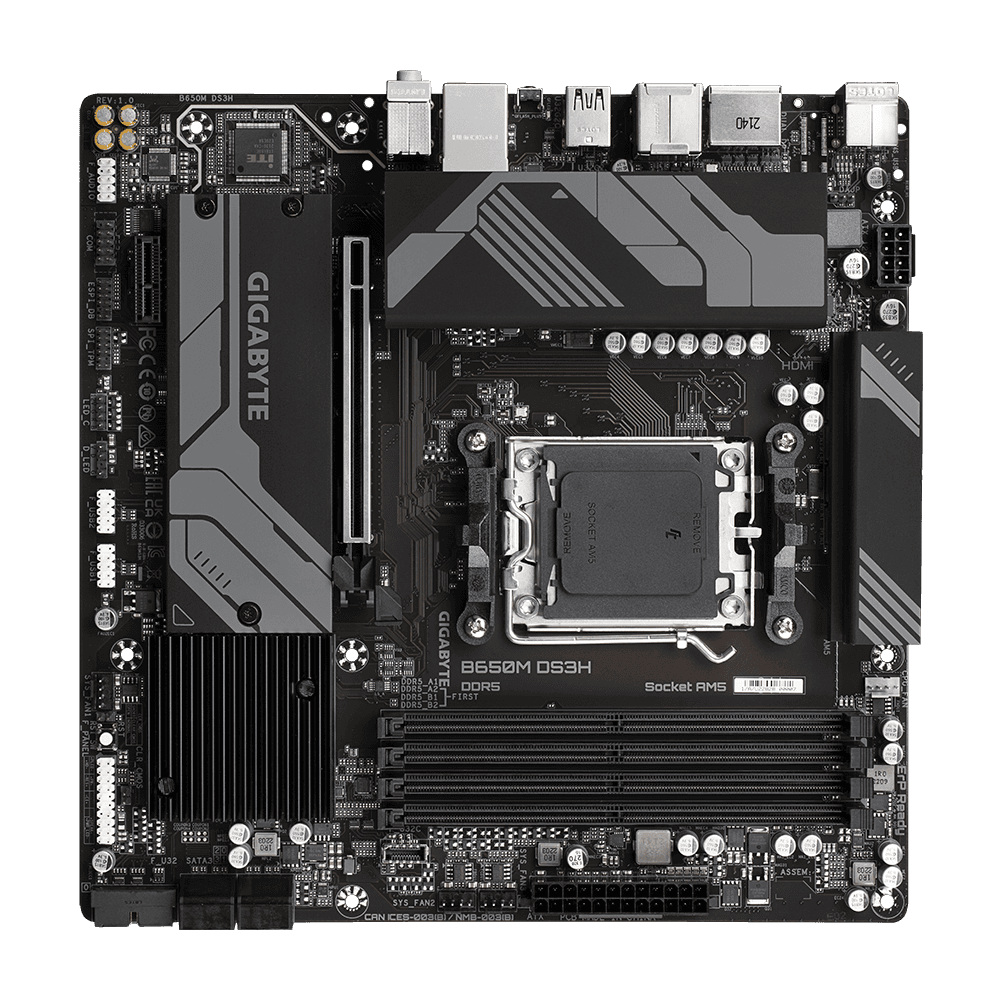 MB Gigabyte B650M DS3H AM5, "B650M DS3H" — miniatură