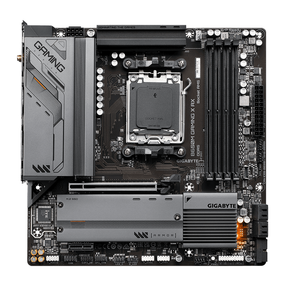 Placa de baza GIGABYTE B650M GAMING X AX, "B650M GAMING X AX"