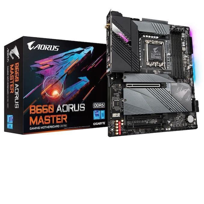 MB GB B660 AORUS MASTER DDR4 LGA 1700, "B660 A MASTER DDR4" — miniatură