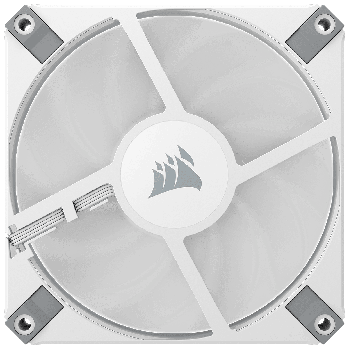 AF120 SLIM 120mm PWM Fluid Dynamic Bearing Fan - White "CO-9050145-WW" — miniatură