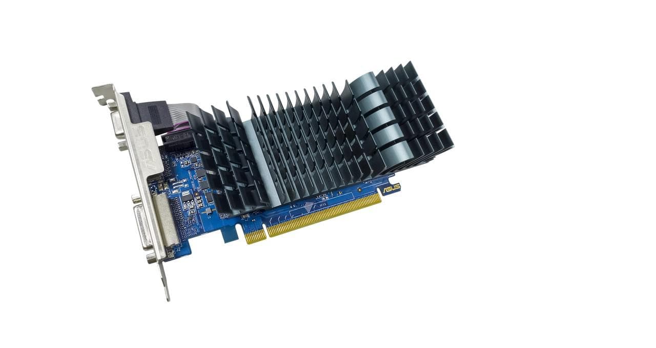 VGA AS GEFORCE GT 710 2GB DDR3 EVO low-p, "GT710-SL-2GD3-BRKE" — miniatură