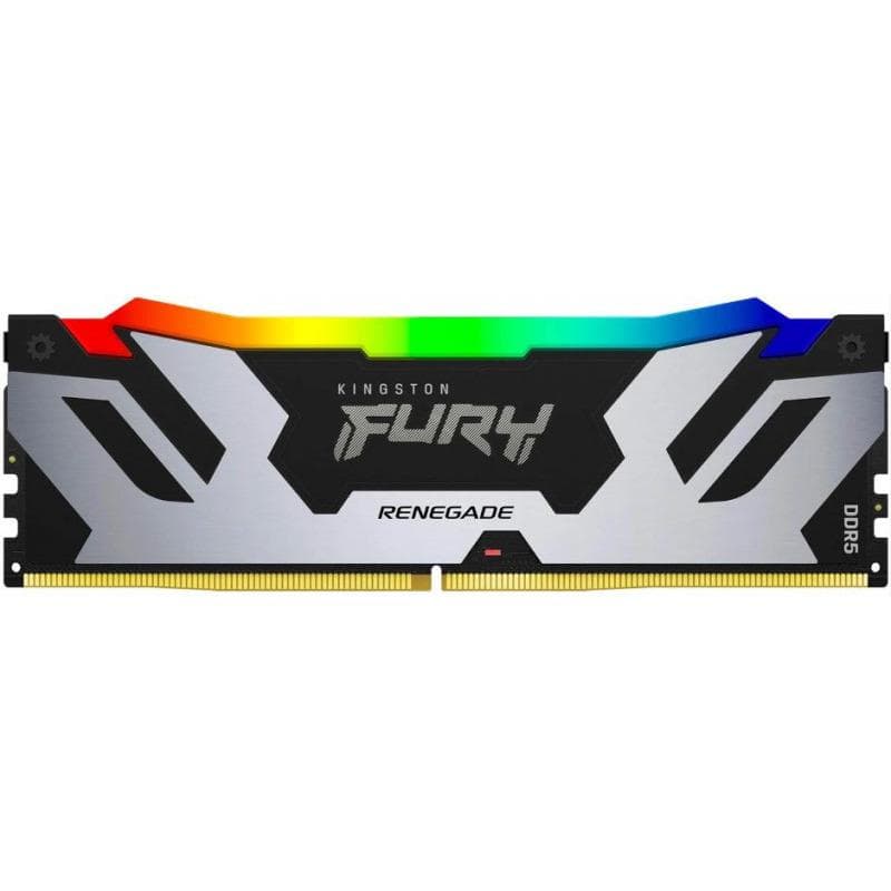 Memorie DDR Kingston DDR5 16GB frecventa 6000 Mhz, 1 modul, radiator, iluminare RGB, latenta CL32, "KF560C32RSA-16" — miniatură