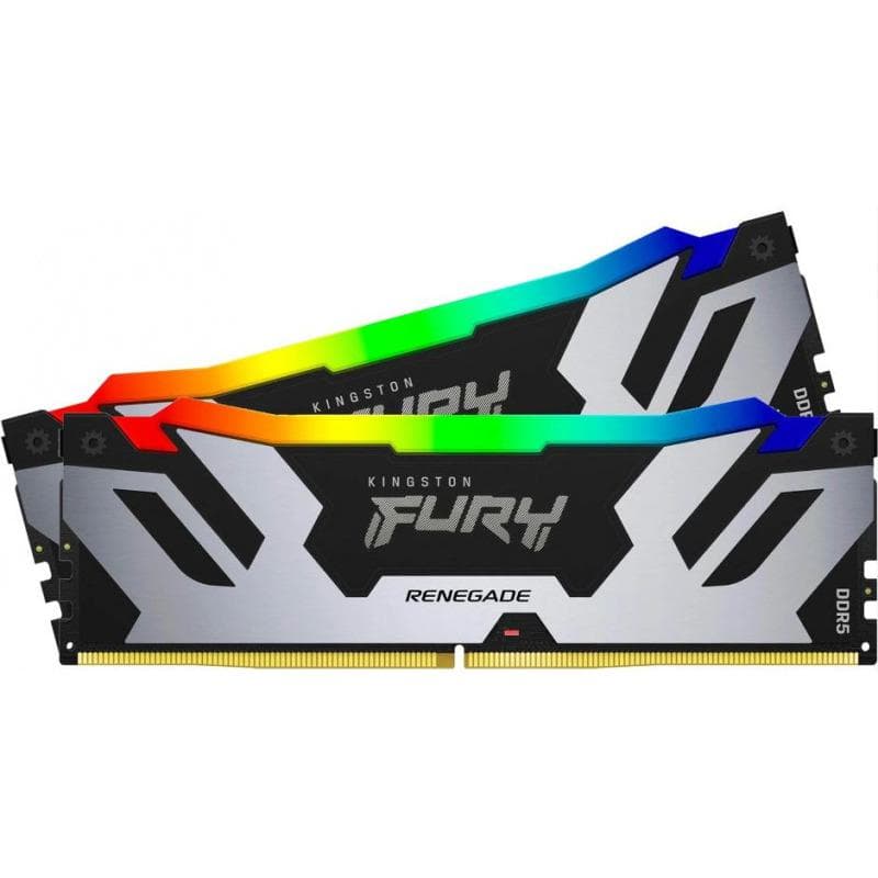Memorie DDR Kingston DDR5 32GB frecventa 6000 Mhz, 16GB x 2 module, radiator, iluminare RGB, latenta CL32, "KF560C32RSAK2-32"