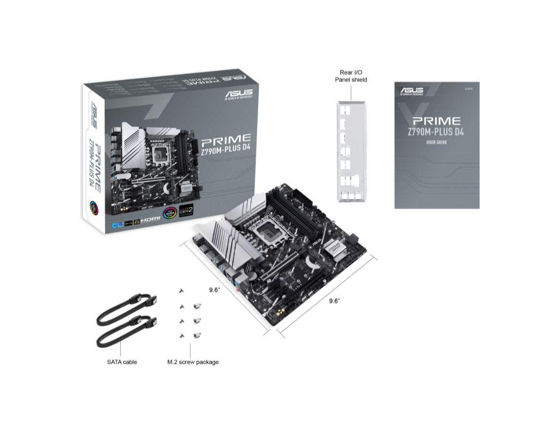 MB AS PRIME Z790M-PLUS D4 LGA 1700, "PRIME Z790M PLUSD4" — miniatură