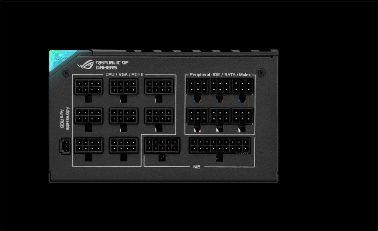 SURSA ASUS ROG THOR 1200P2 1200W, "ROG-THOR-1200P2" — miniatură